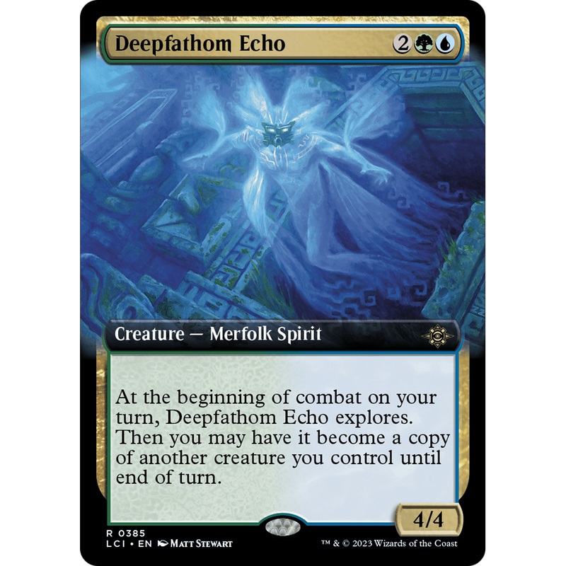 Deepfathom Echo (LCI-385) - The Lost Caverns of Ixalan: (Extended Art)