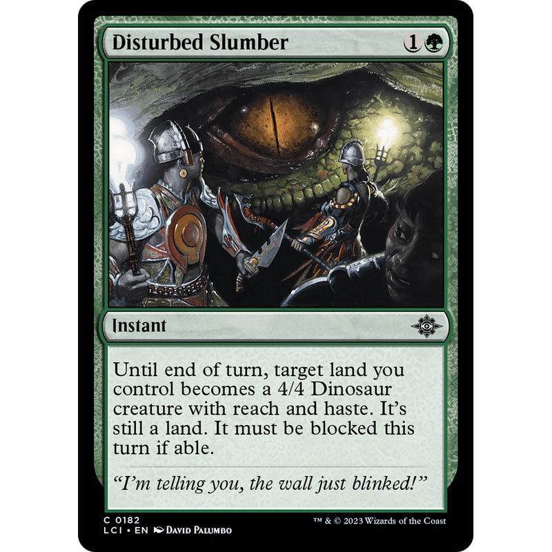 Disturbed Slumber (LCI-182) - The Lost Caverns of Ixalan Foil