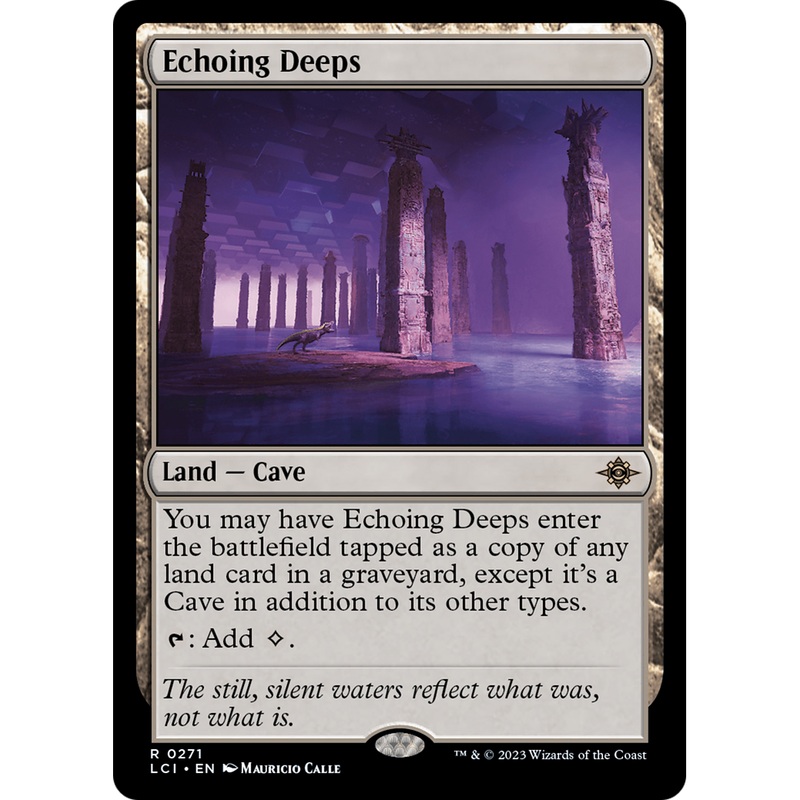 Echoing Deeps (LCI-271) - The Lost Caverns of Ixalan Foil