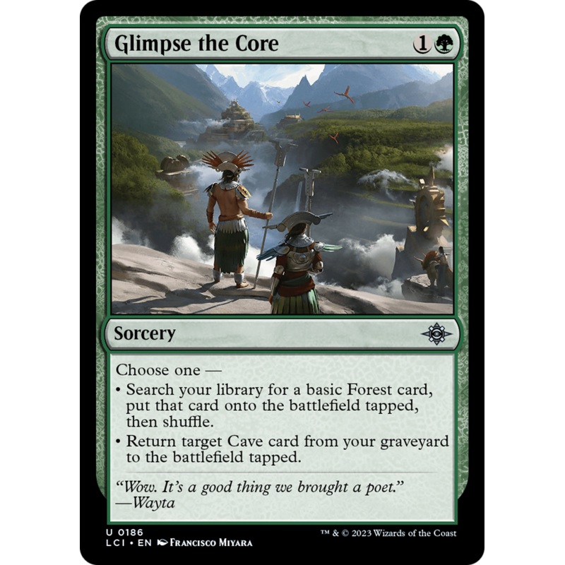 Glimpse the Core (LCI-186) - The Lost Caverns of Ixalan Foil