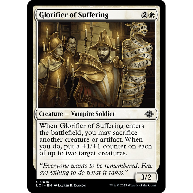 Glorifier of Suffering (LCI-015) - The Lost Caverns of Ixalan Foil