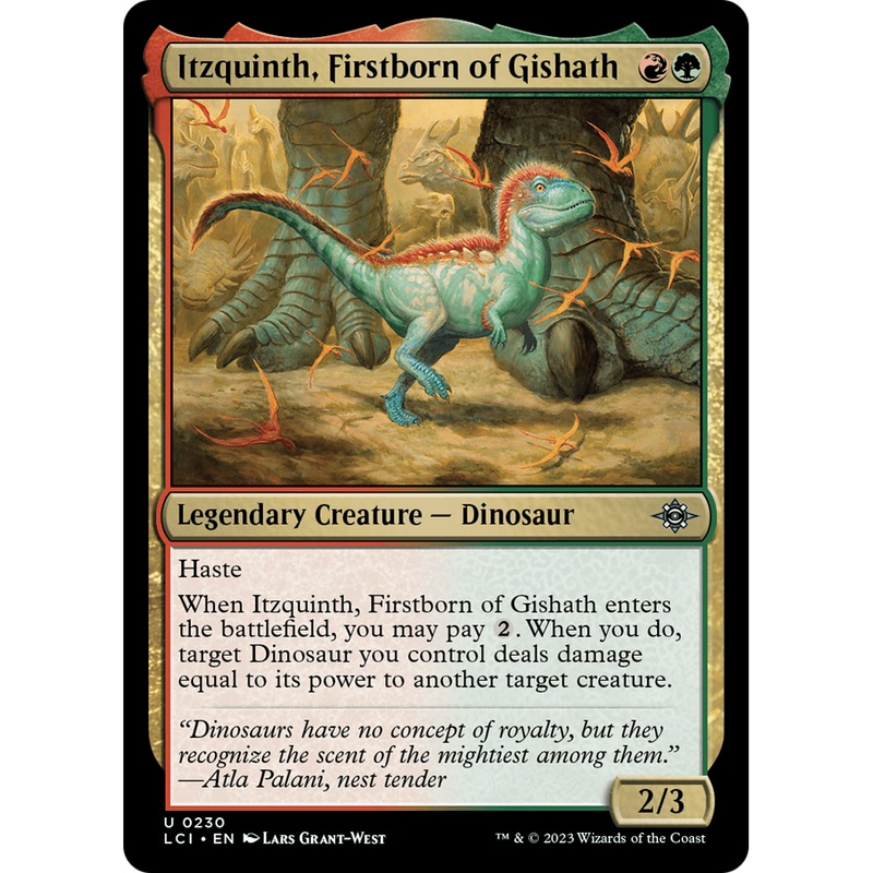 Itzquinth, Firstborn of Gishath (LCI-230) - The Lost Caverns of Ixalan Foil