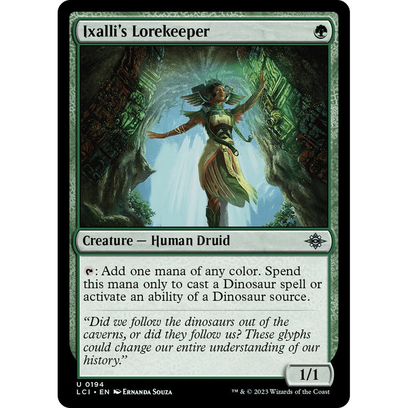 Ixalli's Lorekeeper (LCI-194) - The Lost Caverns of Ixalan Foil