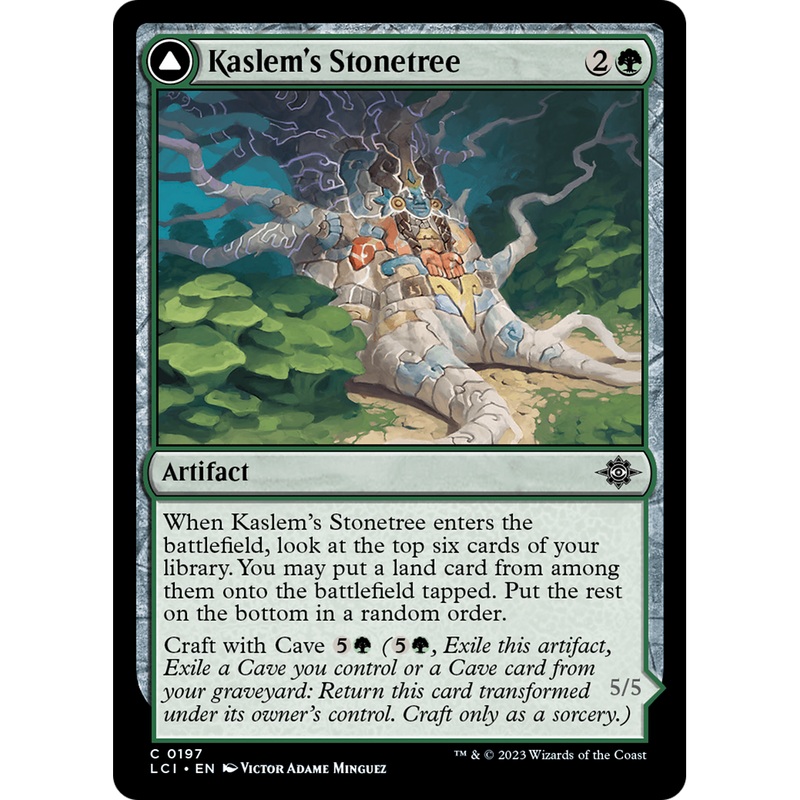 Kaslem's Stonetree // Kaslem's Strider (LCI-197) - The Lost Caverns of Ixalan