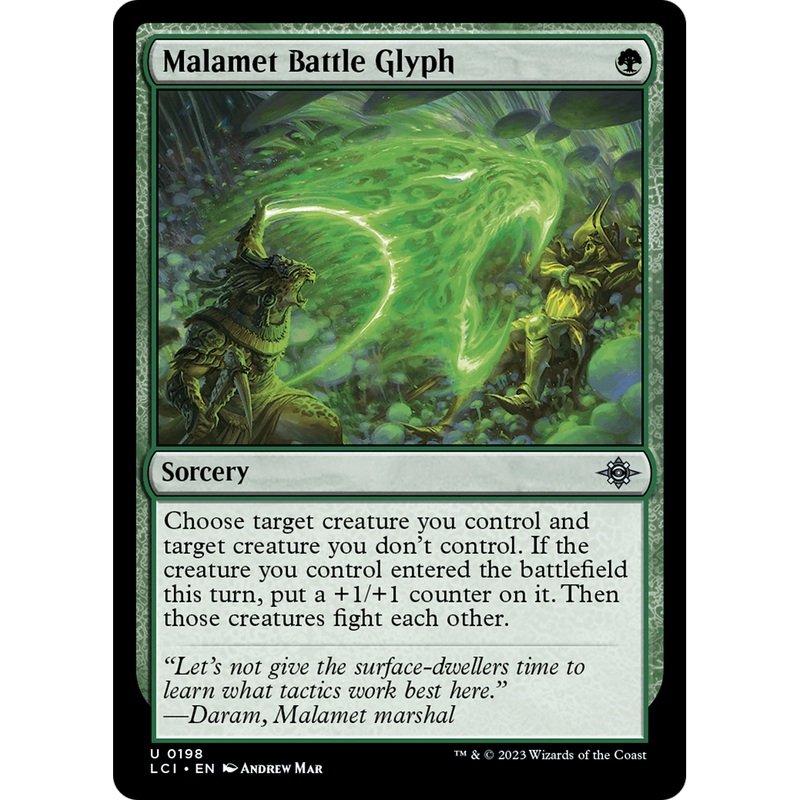 Malamet Battle Glyph (LCI-198) - The Lost Caverns of Ixalan Foil