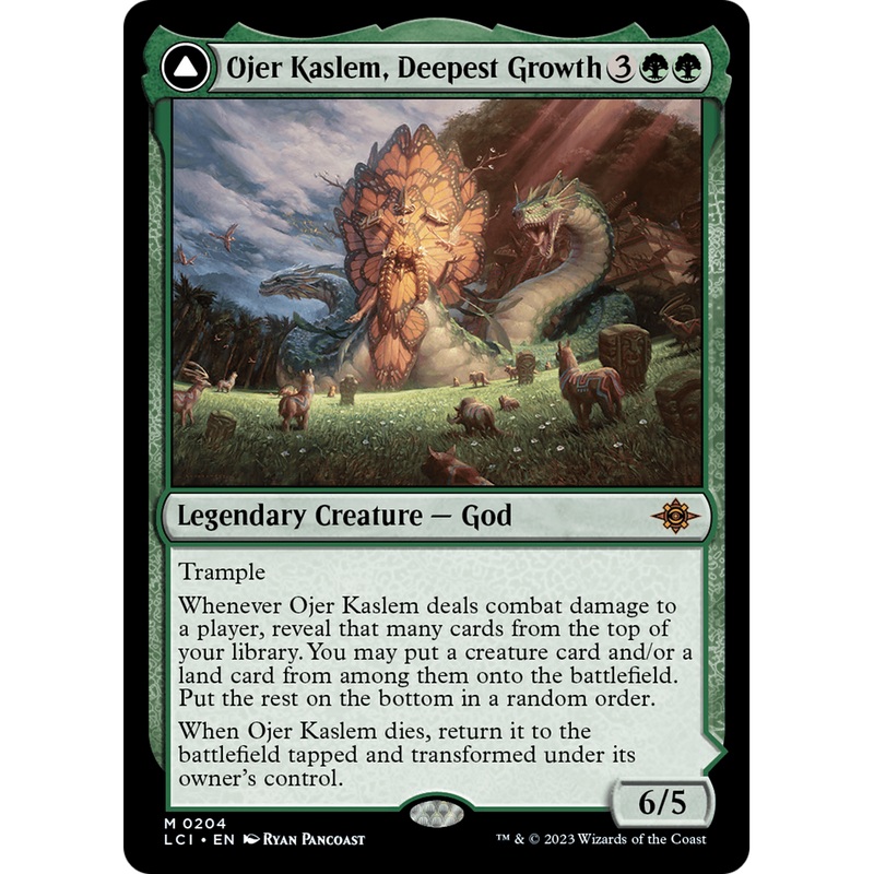 Ojer Kaslem, Deepest Growth // Temple of Cultivation (LCI-204) - The Lost Caverns of Ixalan
