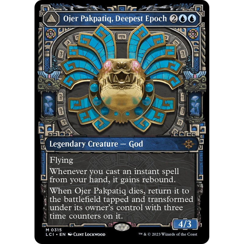 Ojer Pakpatiq, Deepest Epoch // Temple of Cyclical Time (LCI-315) - The Lost Caverns of Ixalan: (Showcase)