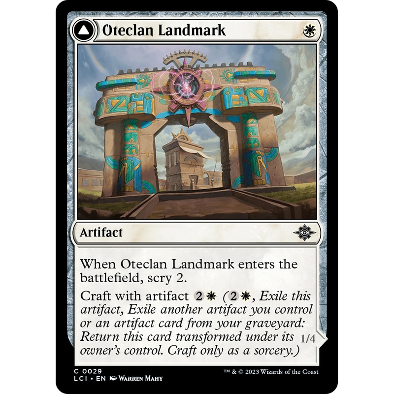 Oteclan Landmark // Oteclan Levitator (LCI-029) - The Lost Caverns of Ixalan Foil
