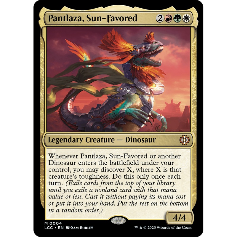 Pantlaza, Sun-Favored (LCC-004) - The Lost Caverns of Ixalan Commander
