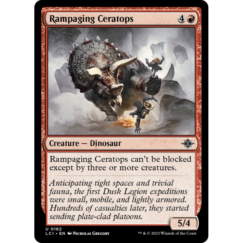 Rampaging Ceratops (LCI-162) - The Lost Caverns of Ixalan