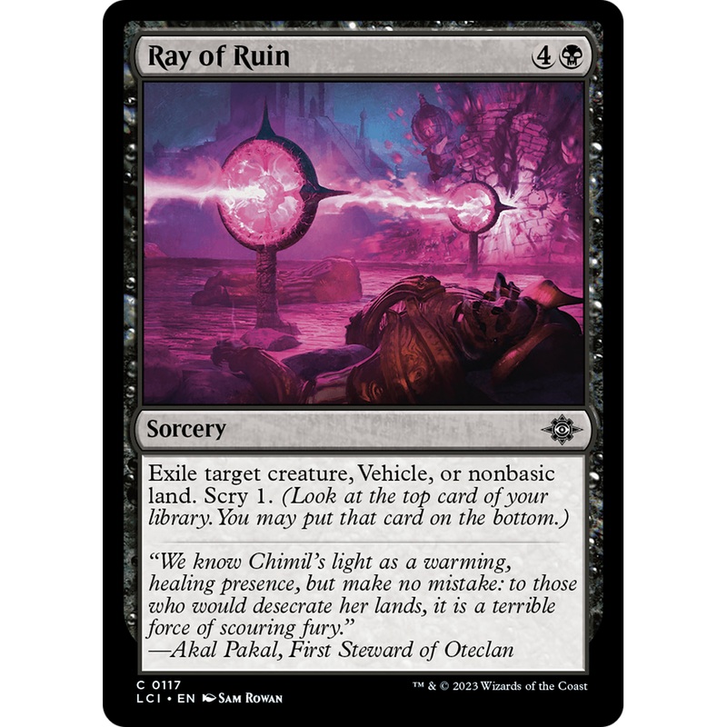 Ray of Ruin (LCI-117) - The Lost Caverns of Ixalan Foil
