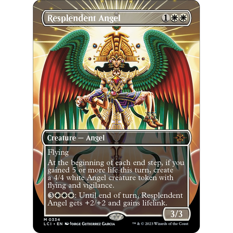 Resplendent Angel (LCI-334) - The Lost Caverns of Ixalan (Borderless)