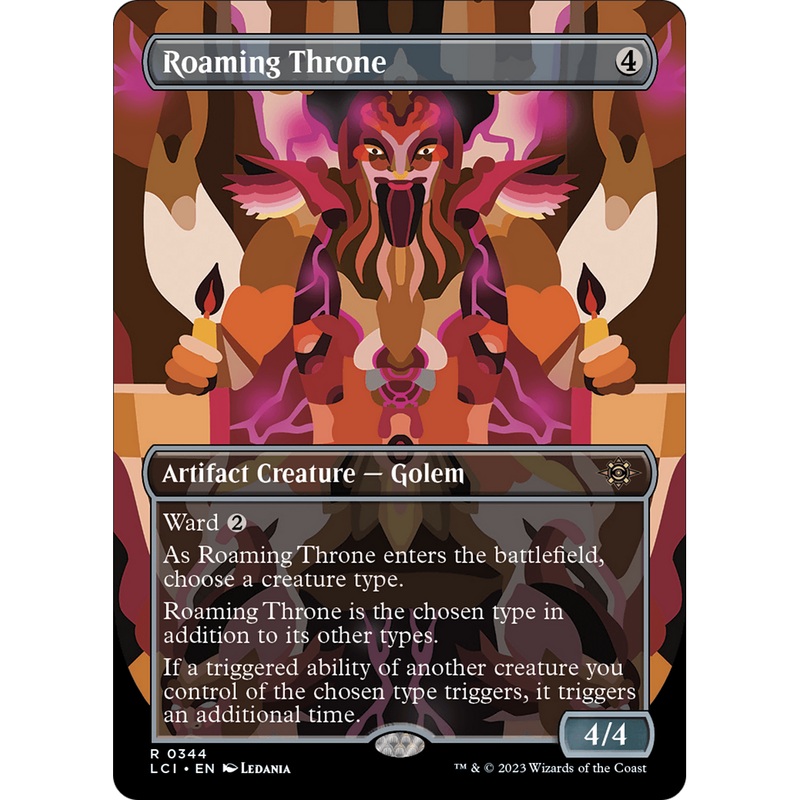 Roaming Throne (LCI-344) - The Lost Caverns of Ixalan (Borderless)