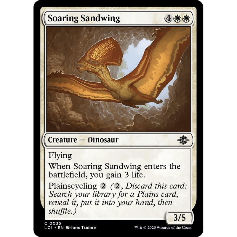 Soaring Sandwing (LCI-035) - The Lost Caverns of Ixalan Foil