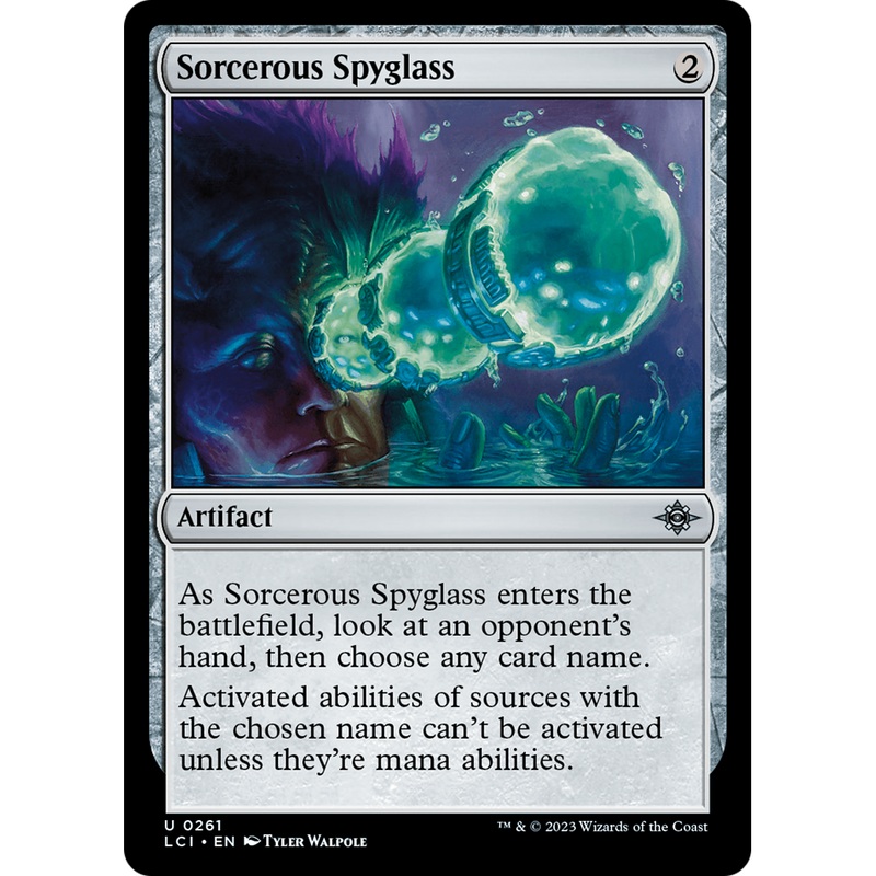 Sorcerous Spyglass (LCI-261) - The Lost Caverns of Ixalan Foil
