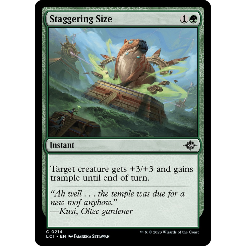 Staggering Size (LCI-214) - The Lost Caverns of Ixalan