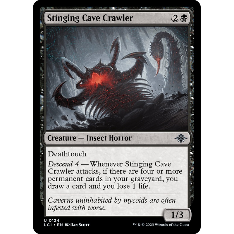 Stinging Cave Crawler (LCI-124) - The Lost Caverns of Ixalan Foil