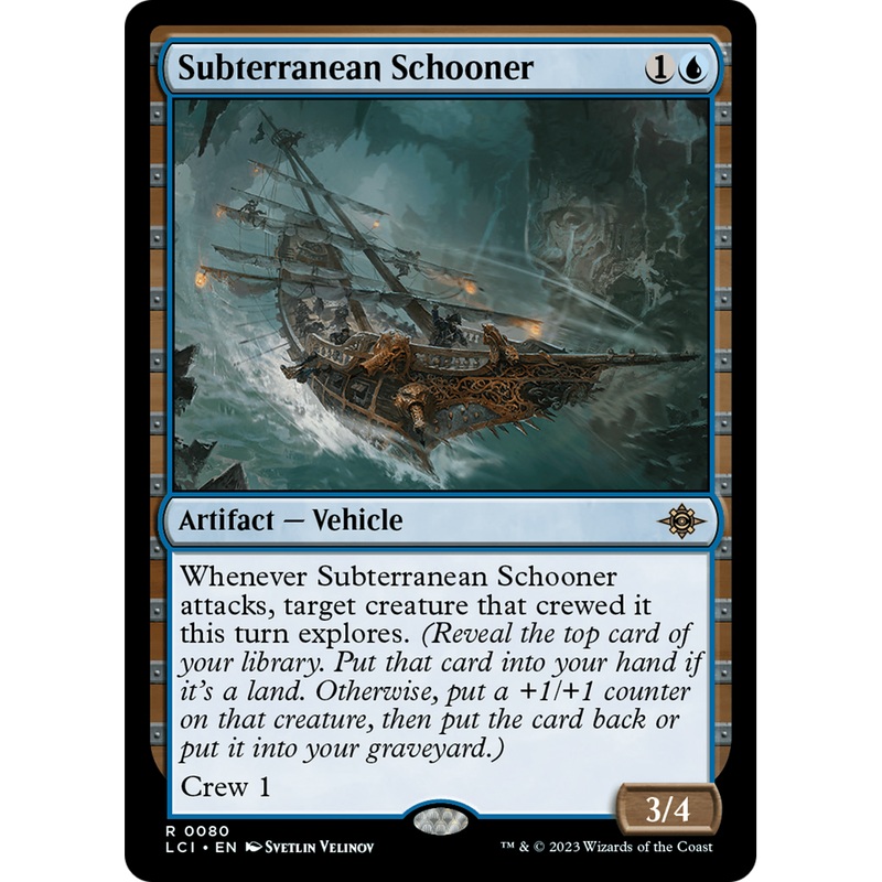 Subterranean Schooner (LCI-080) - The Lost Caverns of Ixalan Foil