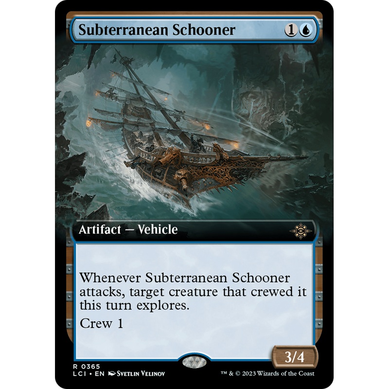 Subterranean Schooner (LCI-365) - The Lost Caverns of Ixalan: (Extended Art)