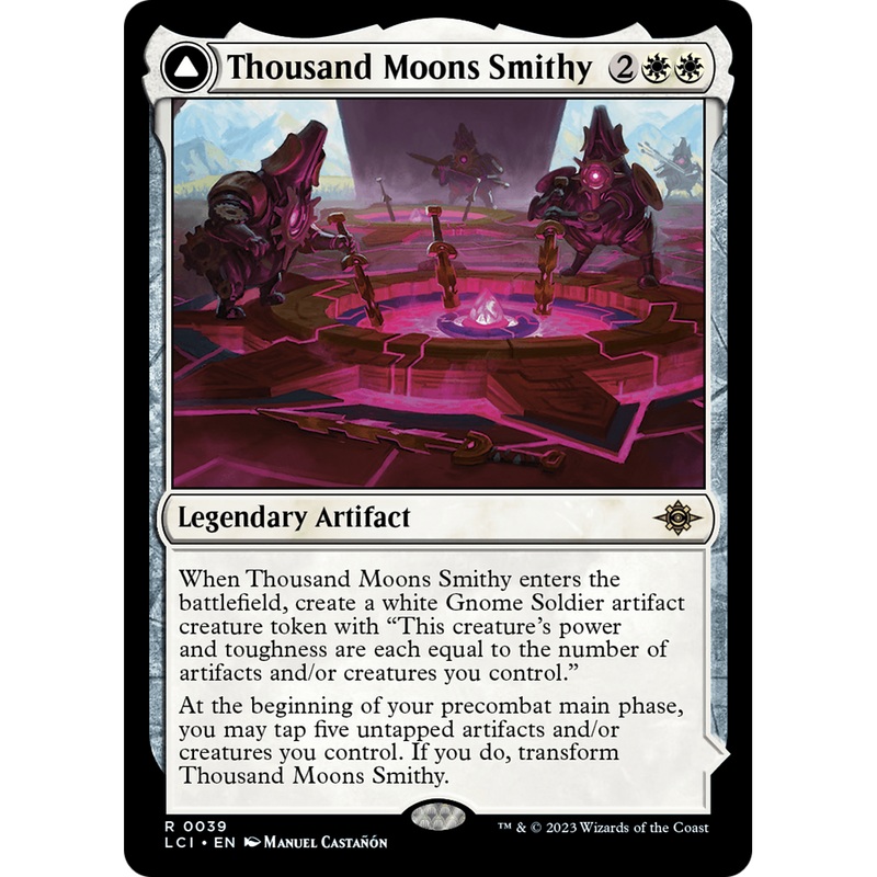Thousand Moons Smithy // Barracks of the Thousand (LCI-039) - The Lost Caverns of Ixalan