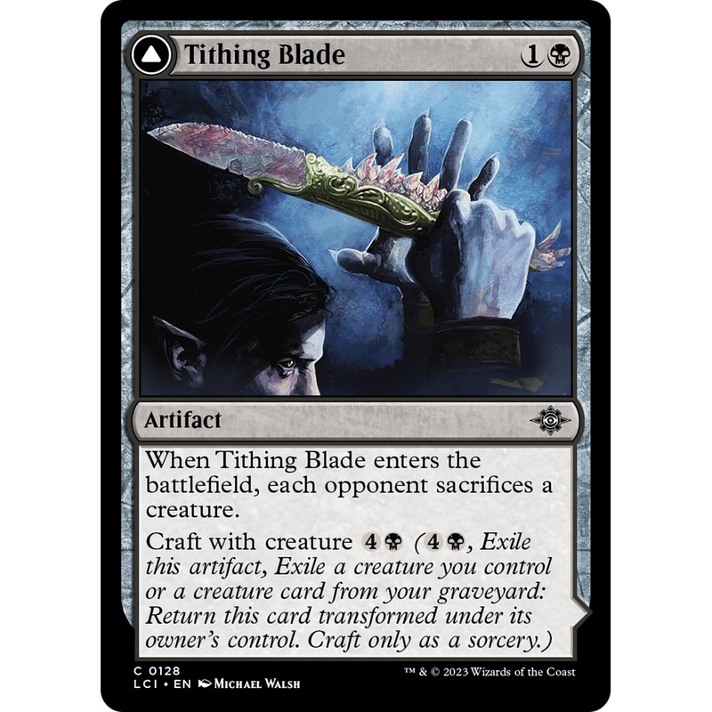 Tithing Blade // Consuming Sepulcher (LCI-128) - The Lost Caverns of Ixalan Foil