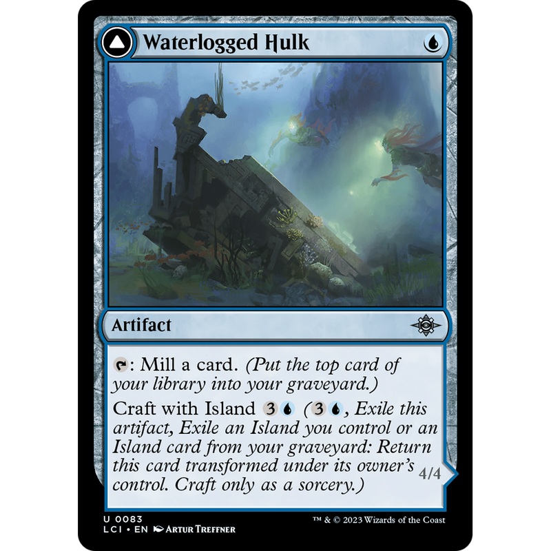 Waterlogged Hulk // Watertight Gondola (LCI-083) - The Lost Caverns of Ixalan
