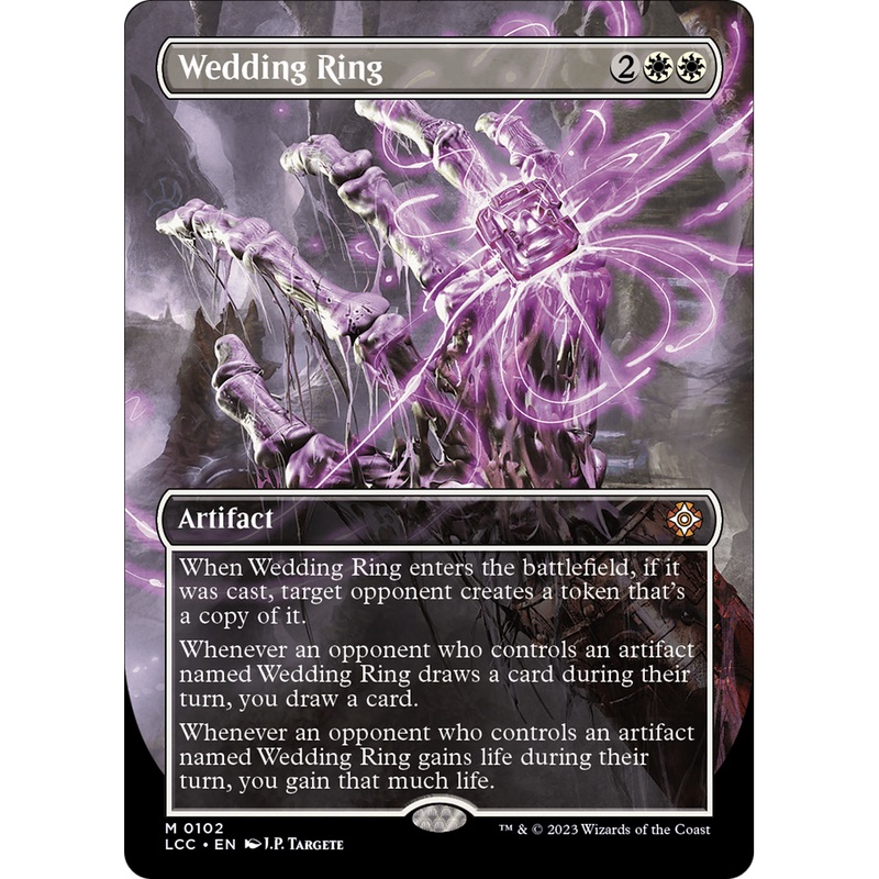 Wedding Ring (LCC-102) - The Lost Caverns of Ixalan Commander (Borderless) Foil