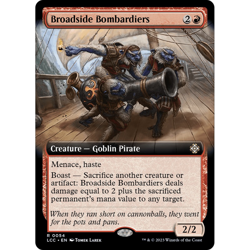 Broadside Bombardiers (LCC-054) - The Lost Caverns of Ixalan Commander: (Extended Art)