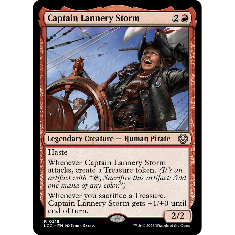 Captain Lannery Storm (LCC-218) - The Lost Caverns of Ixalan Commander
