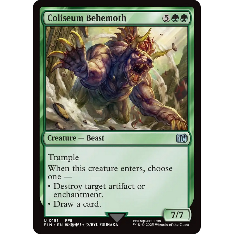 Coliseum Behemoth (FIN-181) - FINAL FANTASY