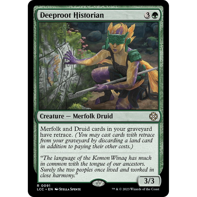 Deeproot Historian (LCC-091) - The Lost Caverns of Ixalan Commander