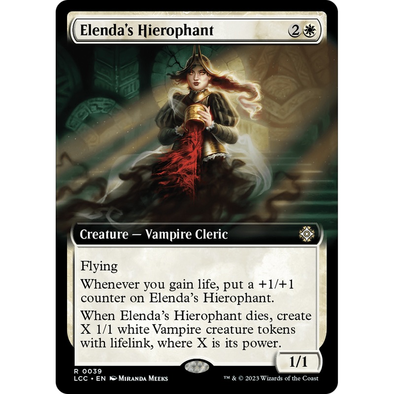 Elenda's Hierophant (LCC-039) - The Lost Caverns of Ixalan Commander: (Extended Art)