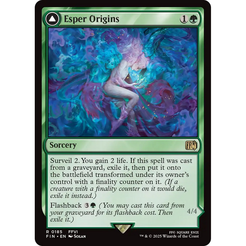 Esper Origins // Summon: Esper Maduin (FIN-185) - FINAL FANTASY: (enchantment)