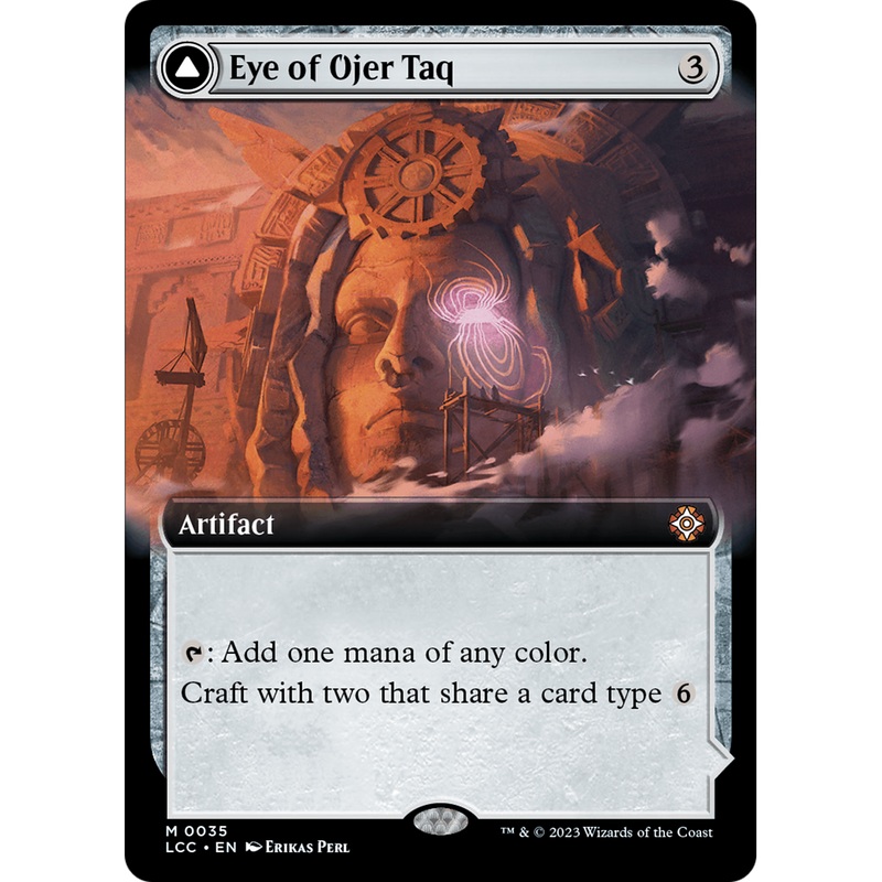 Eye of Ojer Taq // Apex Observatory (LCC-035) - The Lost Caverns of Ixalan Commander: (Extended Art) Foil