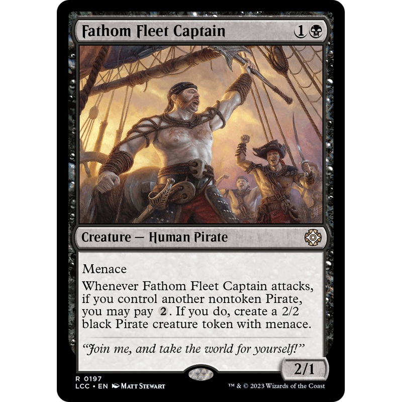 Fathom Fleet Captain (LCC-197) - The Lost Caverns of Ixalan Commander