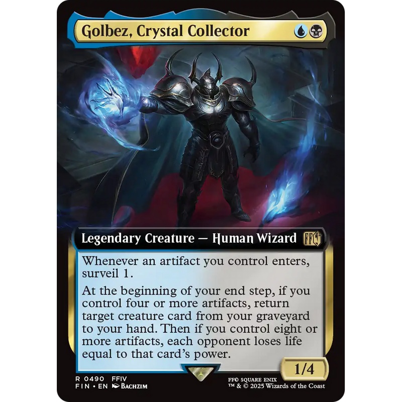 Golbez, Crystal Collector (FIN-490) - FINAL FANTASY: (Extended Art) Foil