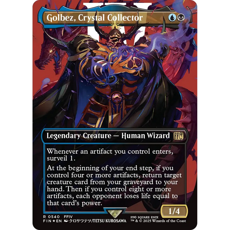 Golbez, Crystal Collector (FIN-540) - FINAL FANTASY (Borderless) Foil