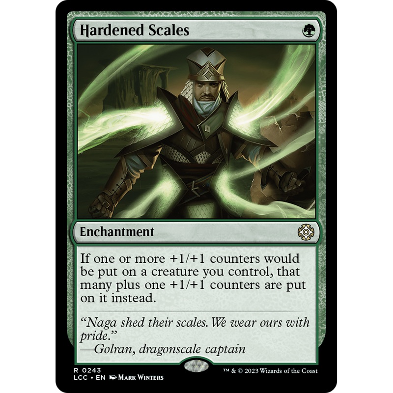 Hardened Scales (LCC-243) - The Lost Caverns of Ixalan Commander