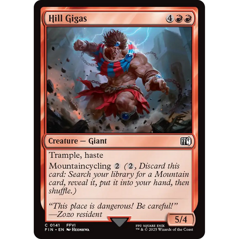 Hill Gigas (FIN-141) - FINAL FANTASY Foil