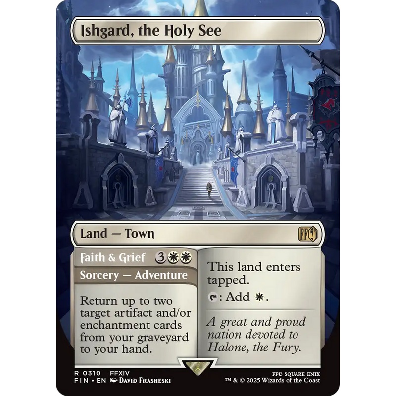 Ishgard, the Holy See // Faith & Grief (FIN-310) - FINAL FANTASY (Borderless)