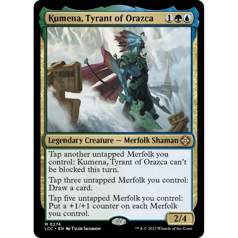 Kumena, Tyrant of Orazca (LCC-274) - The Lost Caverns of Ixalan Commander