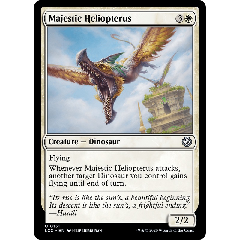 Majestic Heliopterus (LCC-131) - The Lost Caverns of Ixalan Commander