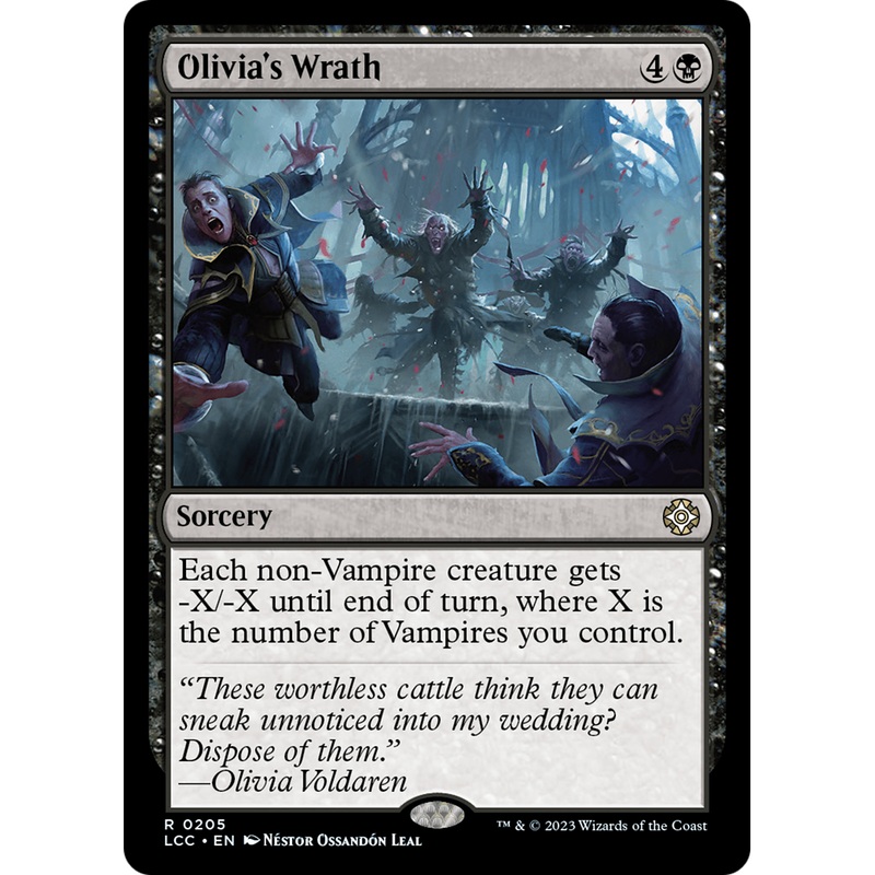 Olivia's Wrath (LCC-205) - The Lost Caverns of Ixalan Commander