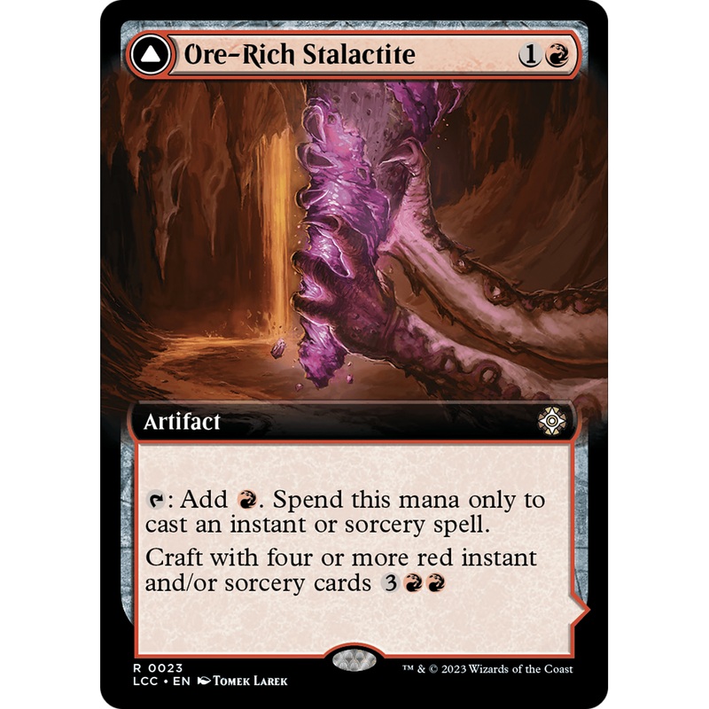 Ore-Rich Stalactite // Cosmium Catalyst (LCC-023) - The Lost Caverns of Ixalan Commander: (Extended Art) Foil