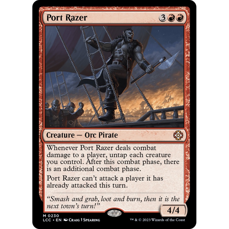 Port Razer (LCC-230) - The Lost Caverns of Ixalan Commander