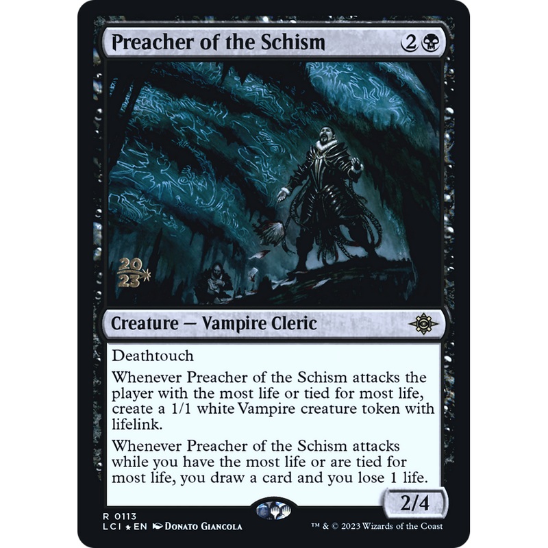 Preacher of the Schism (PRE-113S) - The Lost Caverns of Ixalan Promos Foil
