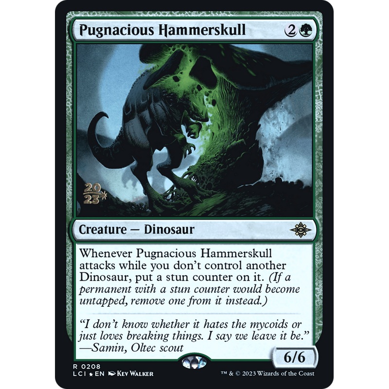 Pugnacious Hammerskull (PRE-208S) - The Lost Caverns of Ixalan Promos Foil