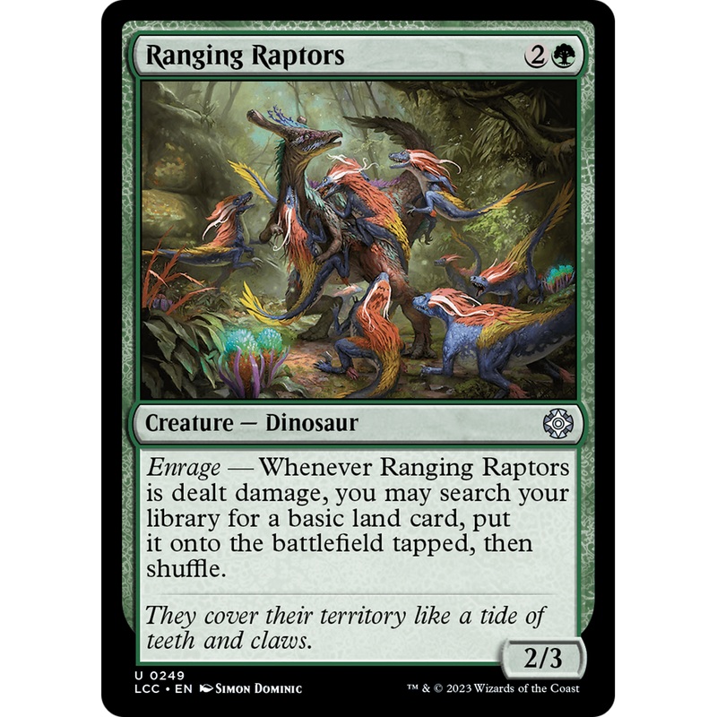 Ranging Raptors (LCC-249) - The Lost Caverns of Ixalan Commander