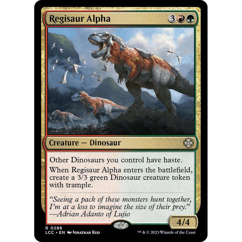Regisaur Alpha (LCC-286) - The Lost Caverns of Ixalan Commander