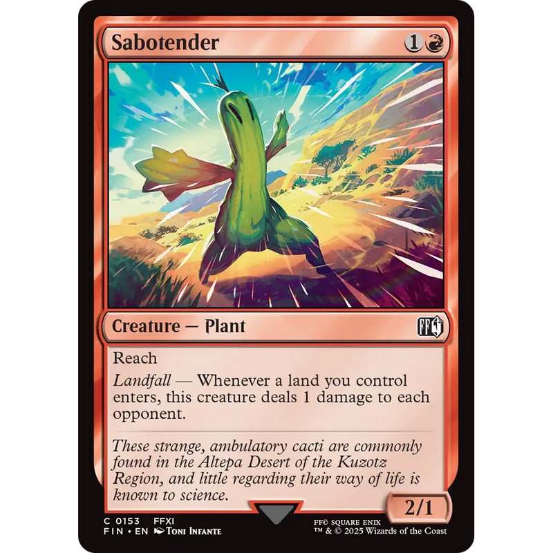 Sabotender (FIN-153) - FINAL FANTASY
